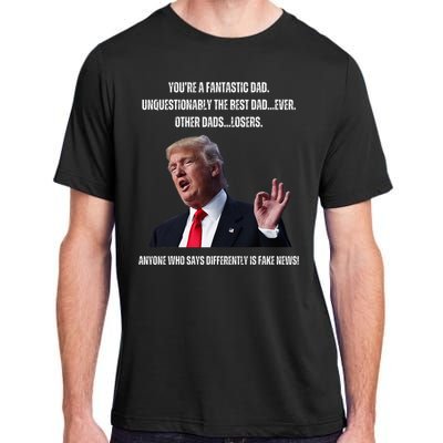 FatherS Day Trump Funny Fantastic Dad Adult ChromaSoft Performance T-Shirt