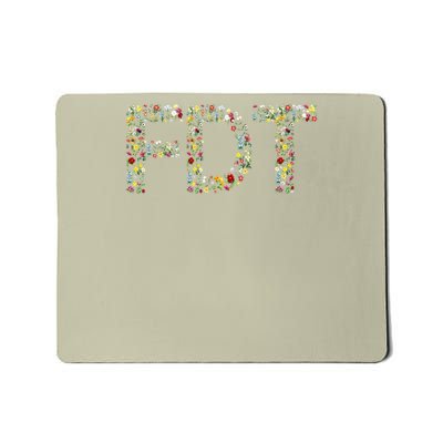 Foxtrots Deltas Tangos Flower Boho Mousepad