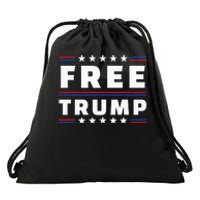 Free Donald Trump Republican Support Drawstring Bag