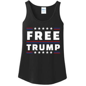 Free Donald Trump Republican Support Ladies Essential Tank