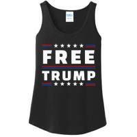 Free Donald Trump Republican Support Ladies Essential Tank