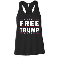 Free Donald Trump Republican Support Women's Racerback Tank