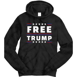 Free Donald Trump Republican Support Tie Dye Hoodie