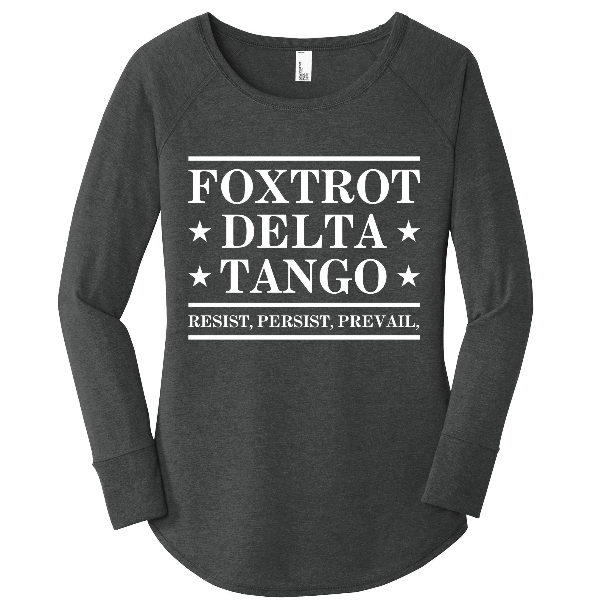 Foxtrot Delta Tango Women's Perfect Tri Tunic Long Sleeve Shirt