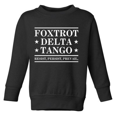 Foxtrot Delta Tango Toddler Sweatshirt