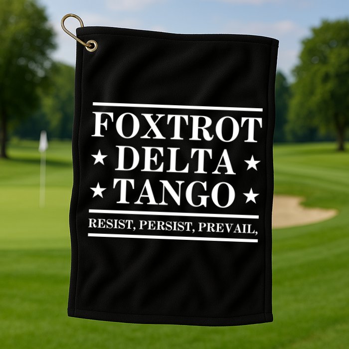 Foxtrot Delta Tango Golf Towel