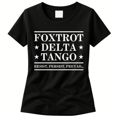 Foxtrot Delta Tango Womens T-Shirt