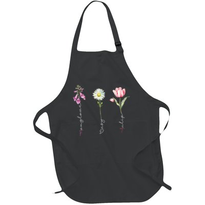 Foxglove Daisy Tulip Flower Foxglove Daisy Tulip Floral Apron