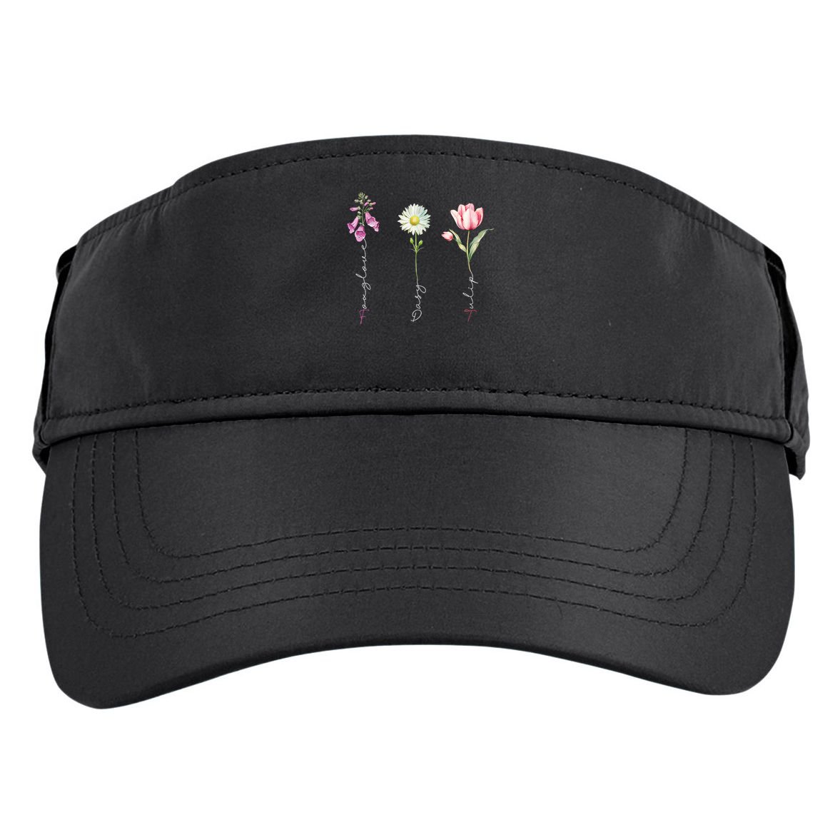Foxglove Daisy Tulip Flower Foxglove Daisy Tulip Floral Adult Drive Performance Visor