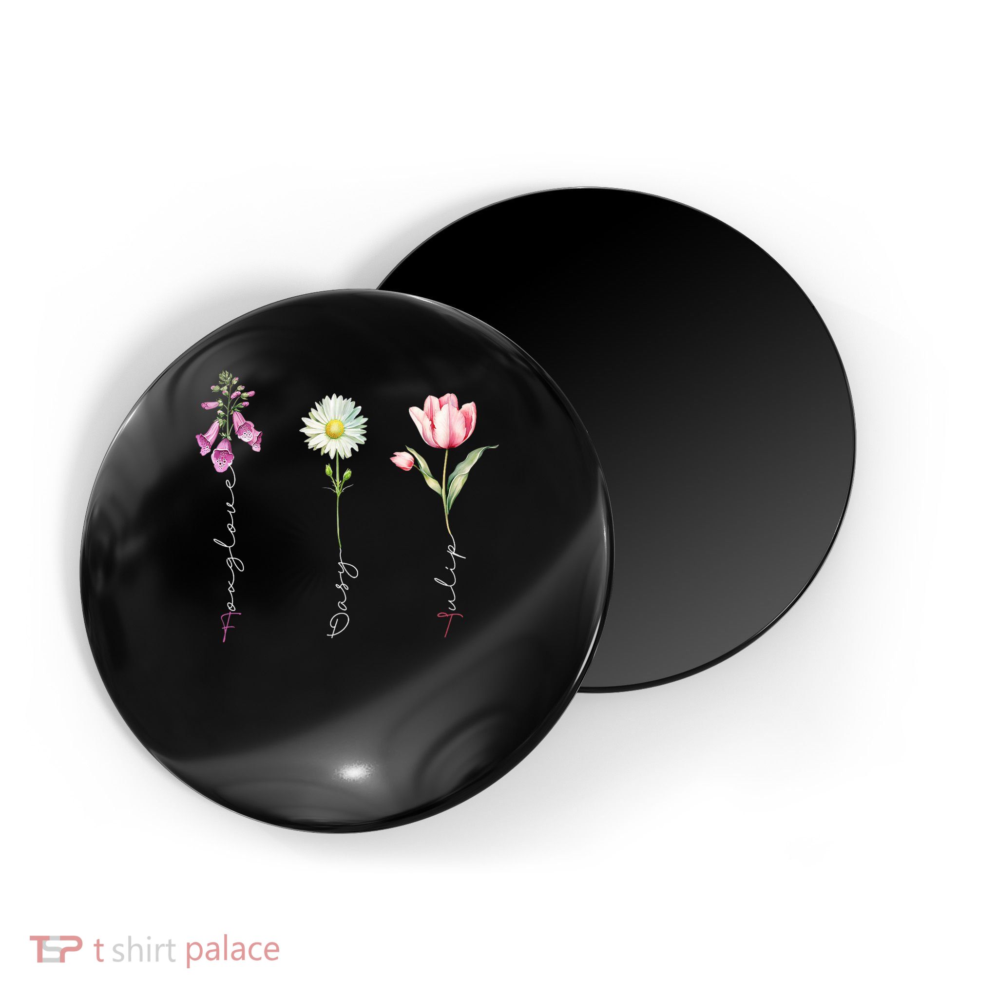 Foxglove Daisy Tulip Flower Foxglove Daisy Tulip Floral Magnet