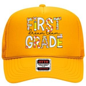 First Dream Team Grade High Crown Mesh Back Trucker Hat