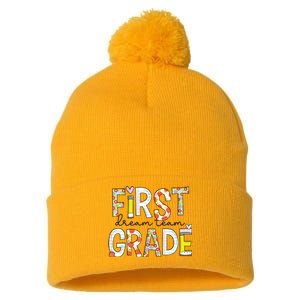 First Dream Team Grade Pom Pom 12in Knit Beanie