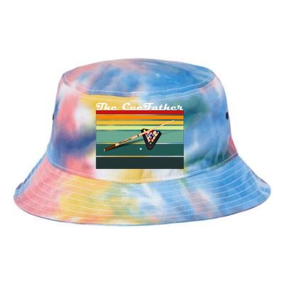 Father's Day The Cue Father Fantasy Billiards Funny Pool Billiards Gift For Dad Tie Dye Newport Bucket Hat