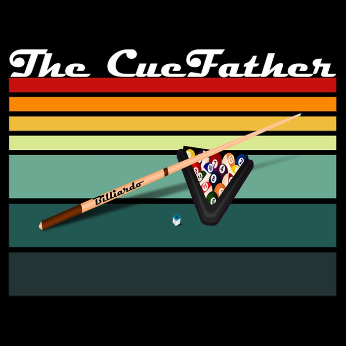 Father's Day The Cue Father Fantasy Billiards Funny Pool Billiards Gift For Dad Cooling Performance Crew T-Shirt
