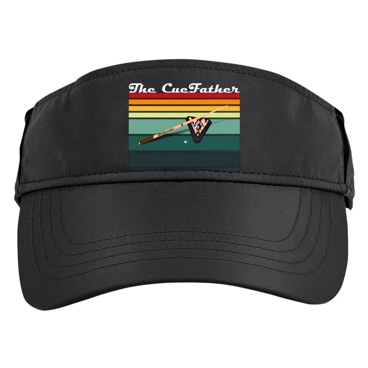 Father's Day The Cue Father Fantasy Billiards Funny Pool Billiards Gift For Dad Adult Drive Performance Visor