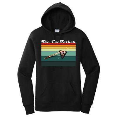 Father's Day The Cue Father Fantasy Billiards Funny Pool Billiards Gift For Dad Women's Pullover Hoodie