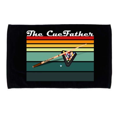 Father's Day The Cue Father Fantasy Billiards Funny Pool Billiards Gift For Dad Microfiber Hand Towel