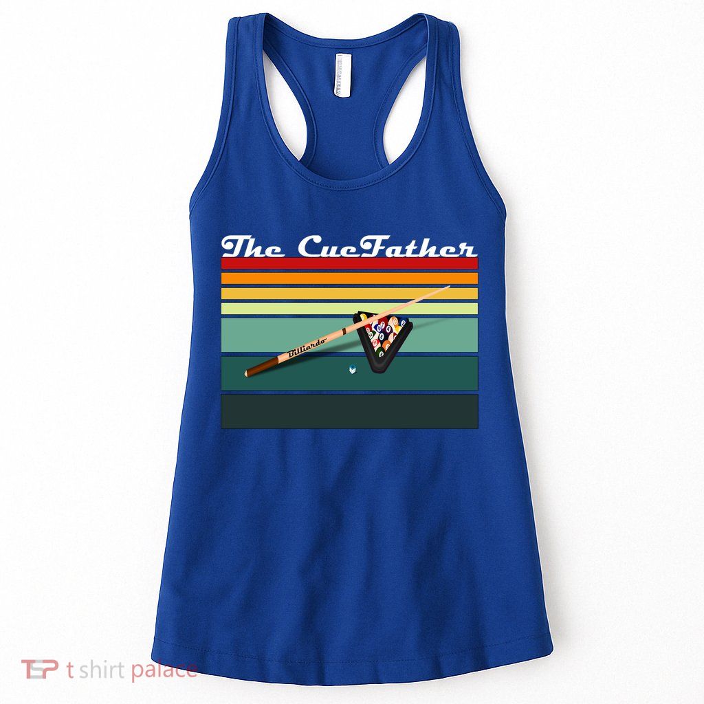 Father's Day The Cue Father Fantasy Billiards Funny Pool Billiards Gift For Dad Womens Tank Top