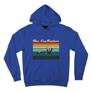 Father's Day The Cue Father Fantasy Billiards Funny Pool Billiards Gift For Dad Tall Hoodie