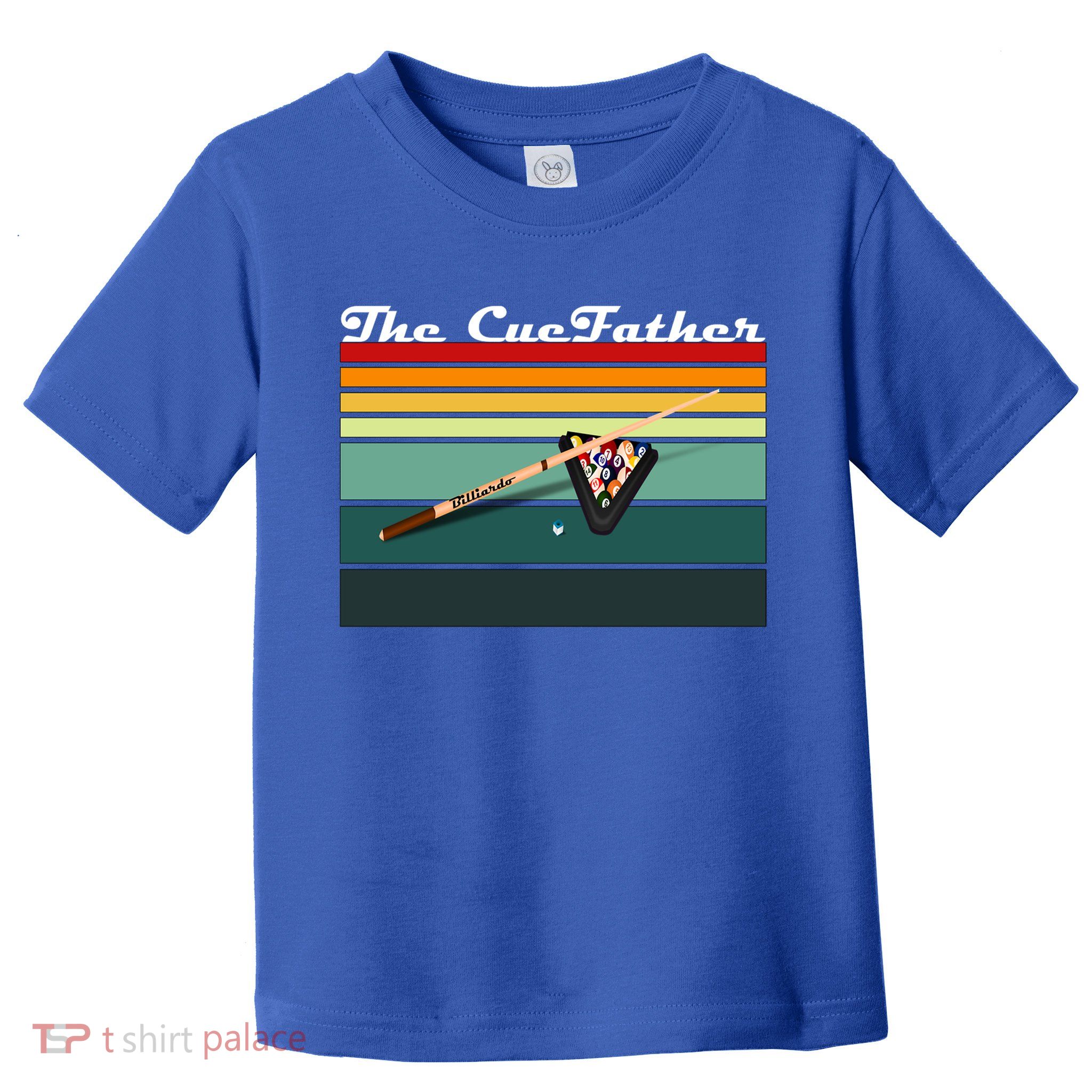 Father's Day The Cue Father Fantasy Billiards Funny Pool Billiards Gift For Dad Toddler T-Shirt