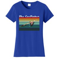 Father's Day The Cue Father Fantasy Billiards Funny Pool Billiards Gift For Dad Women's T-Shirt