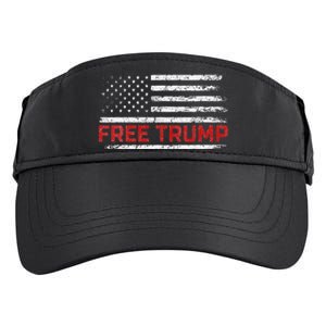 Free Donald Trump Republican Support Pro Trump American Flag Adult Drive Performance Visor