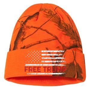 Free Donald Trump Republican Support Pro Trump American Flag Kati Licensed 12" Camo Beanie