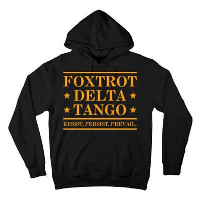 Foxtrot Delta Tango Tall Hoodie