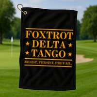 Foxtrot Delta Tango Golf Towel