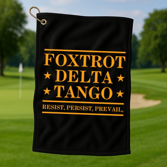 Foxtrot Delta Tango Golf Towel