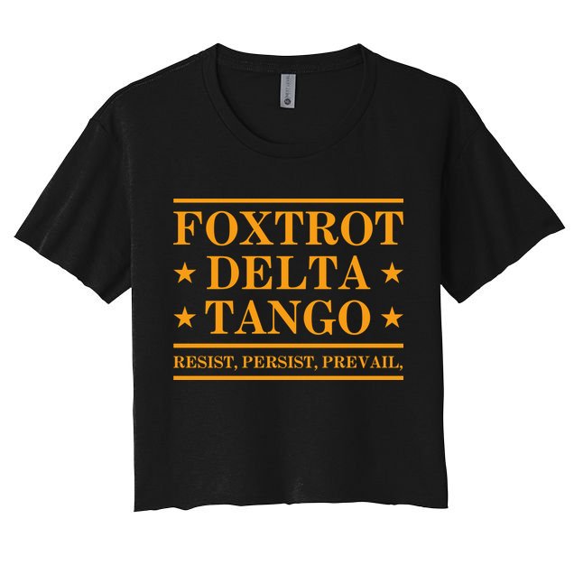 Foxtrot Delta Tango Crop Top
