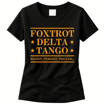 Foxtrot Delta Tango Womens T-Shirt