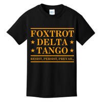 Foxtrot Delta Tango Kids T-Shirt