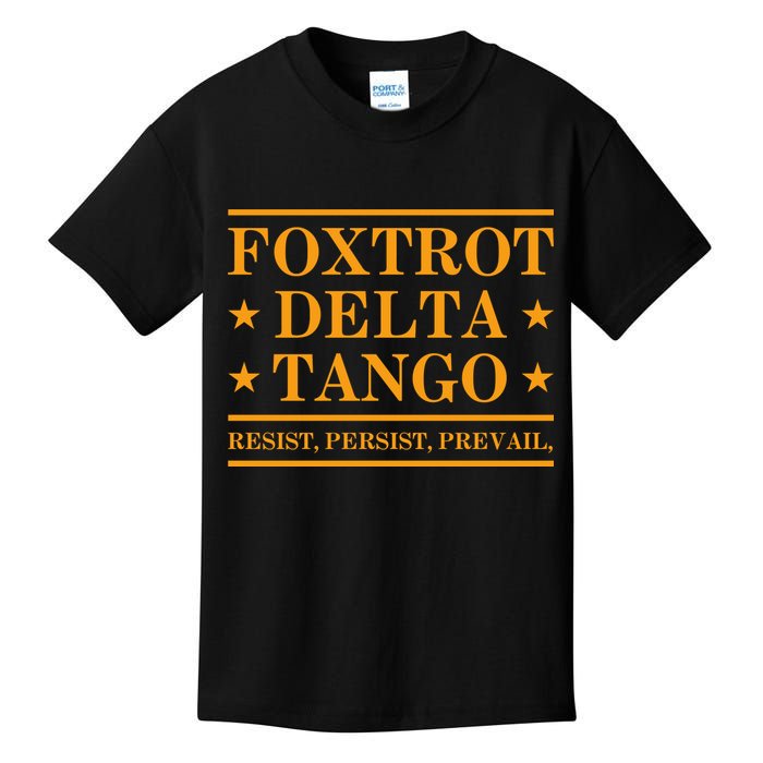 Foxtrot Delta Tango Kids T-Shirt
