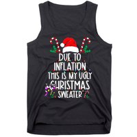 Funny Due To Inflation This Is My Ugly Christmas Sweaters Tank Top