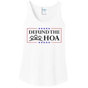 Funny Defund The Hoa Homeowners Association Ladies Essential Tank