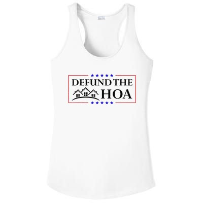 Funny Defund The Hoa Homeowners Association Ladies PosiCharge Competitor Racerback Tank