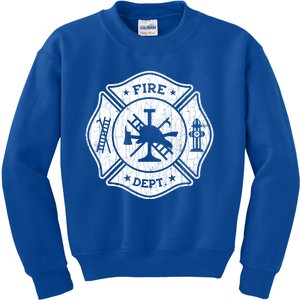 Fire Departt Trucks Funny Fire Firefighters Graphic Gift Kids Sweatshirt