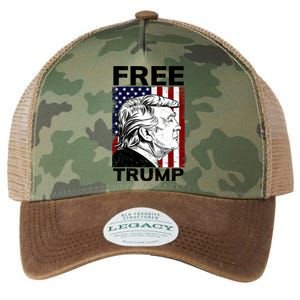 Free Donald Trump Republican Support Legacy Tie Dye Trucker Hat