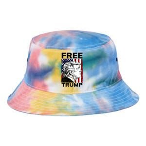 Free Donald Trump Republican Support Tie Dye Newport Bucket Hat