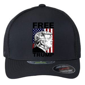 Free Donald Trump Republican Support Flexfit Unipanel Trucker Cap