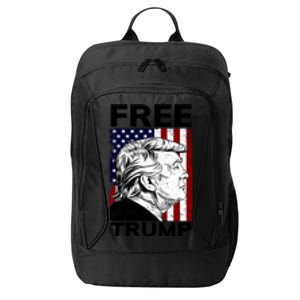 Free Donald Trump Republican Support City Backpack