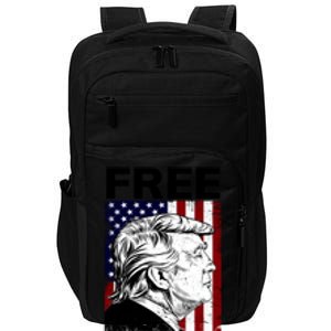 Free Donald Trump Republican Support Impact Tech Backpack