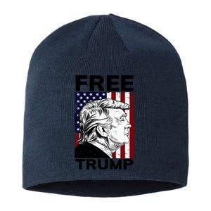 Free Donald Trump Republican Support Sustainable Beanie