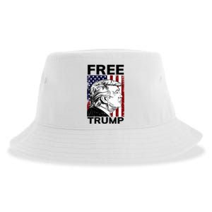 Free Donald Trump Republican Support Sustainable Bucket Hat