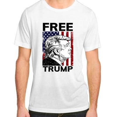 Free Donald Trump Republican Support Adult ChromaSoft Performance T-Shirt