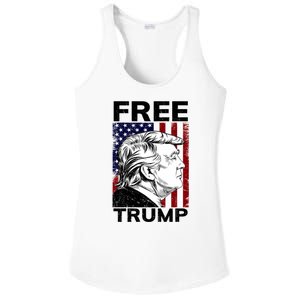 Free Donald Trump Republican Support Ladies PosiCharge Competitor Racerback Tank