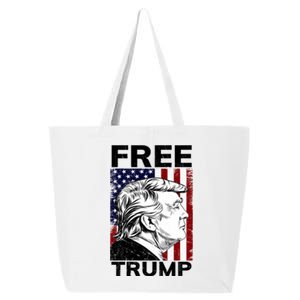 Free Donald Trump Republican Support 25L Jumbo Tote