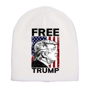 Free Donald Trump Republican Support Short Acrylic Beanie