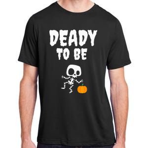 Funny Deady To Be Dad Halloween Pregnancy Announcement Adult ChromaSoft Performance T-Shirt